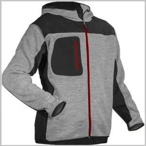 VESTE THERMIQUE BORA Tricot 100% PES 380g/m2 + Softshell