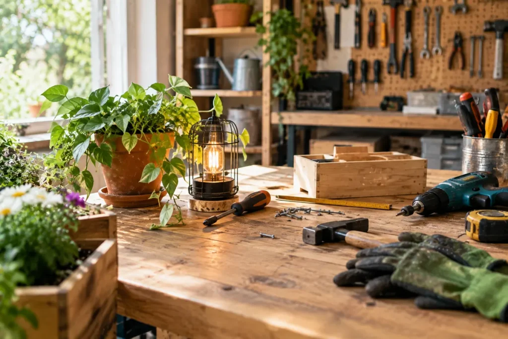Aménager et équiper sa maison – outils, plantes et atelier