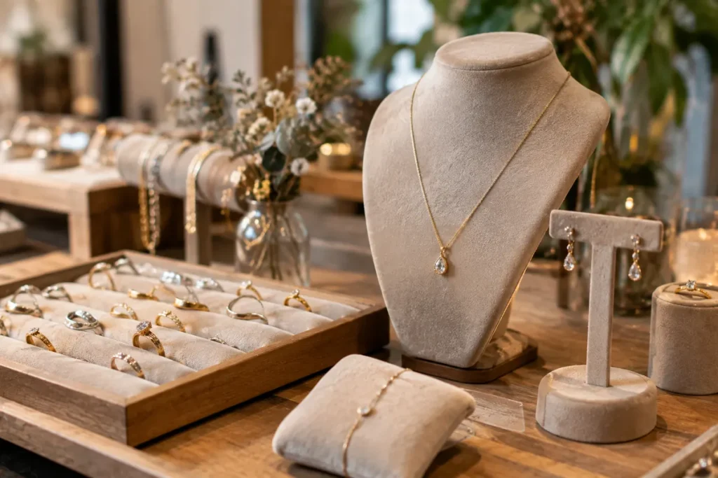 Bijouterie – colliers, bagues et boucles d’oreilles