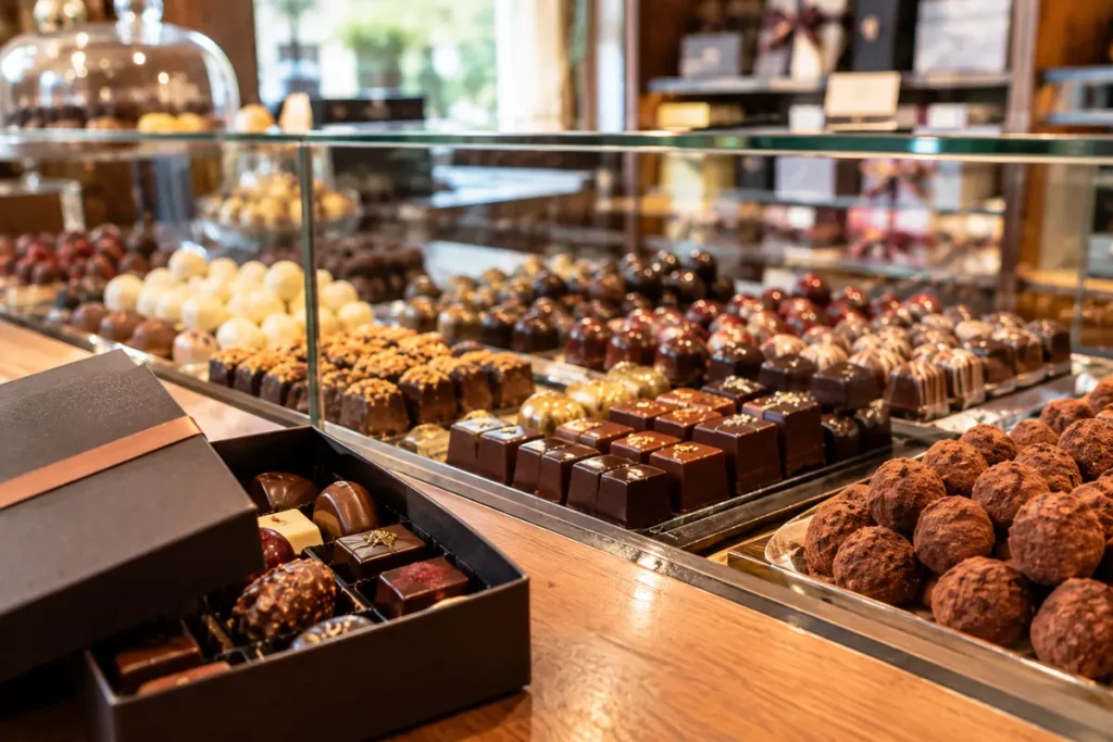 Chocolatier – chocolats fins et ballotin