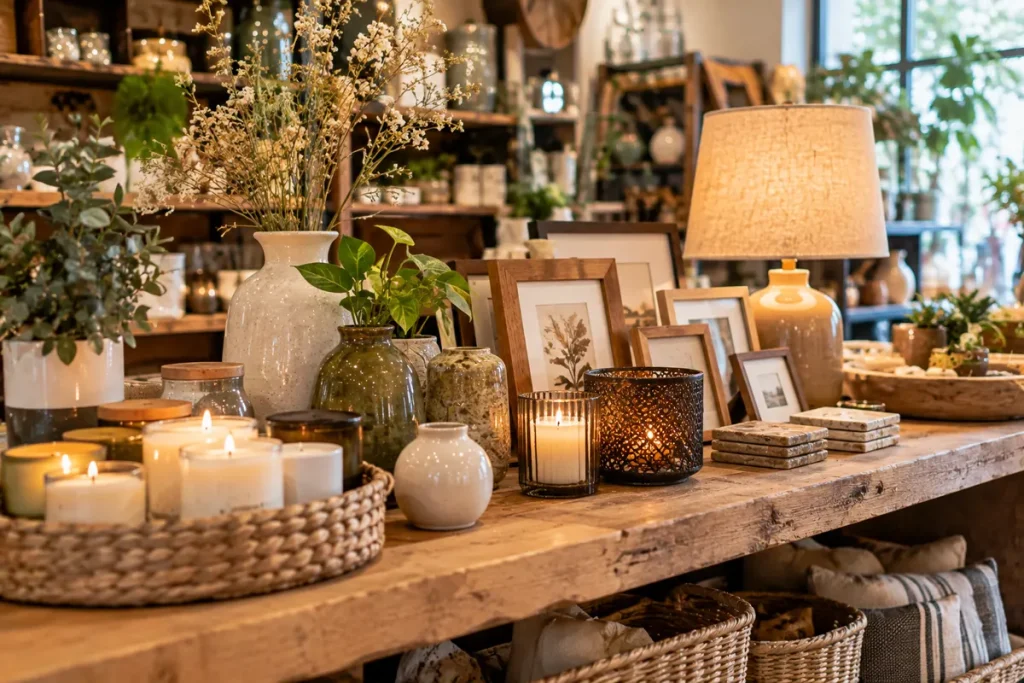 Décoration – bougies, vases, cadres et luminaire
