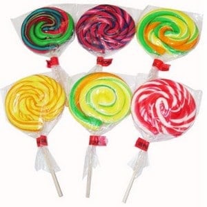 Petites Sucettes Rondes x6