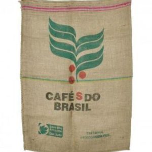 Sac à café en toile de jute.