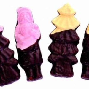 Guimauves fantaisies mi enrobées noir Noël x 60g