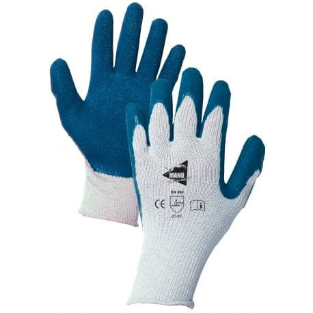 GANTS ENDUCTION LATEX BLEUE MM014