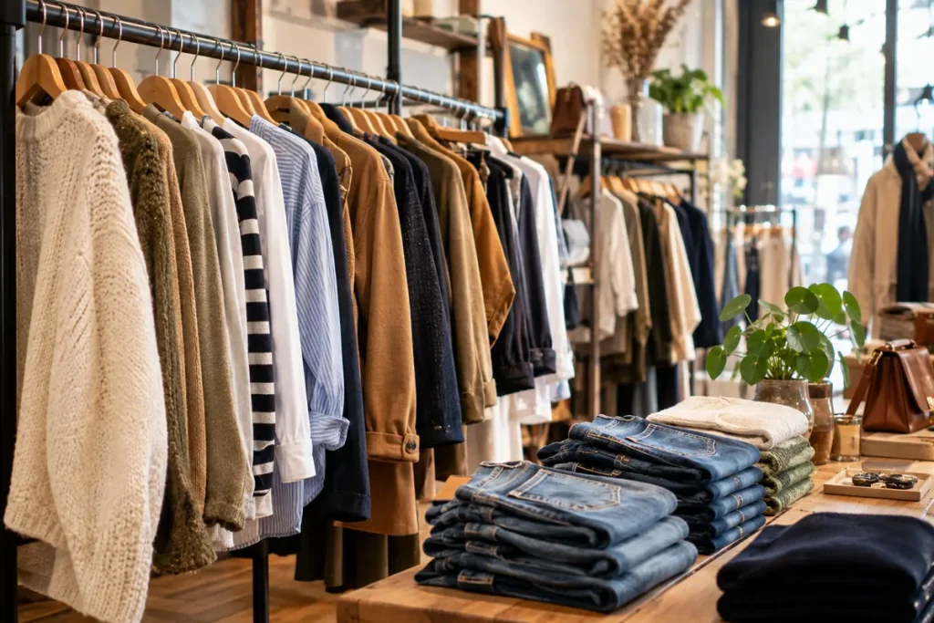 Boutique de vêtements – prêt-à-porter et jeans
