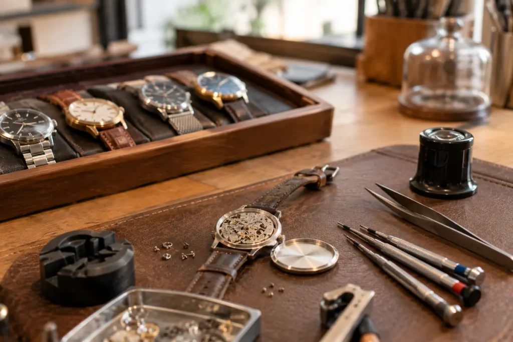 Horlogerie – montres et outils d’horloger