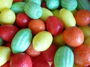 Salade de fruits de chewing gum x100grs