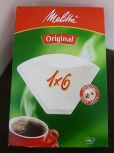 Filtres Melitta 1x6