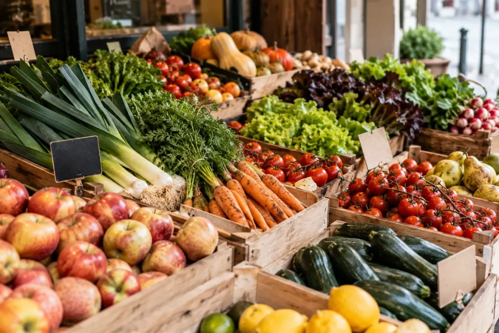 Primeur – fruits et légumes de saison