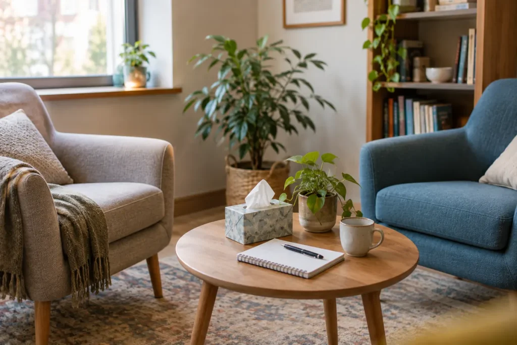 Psychologue – cabinet de consultation chaleureux