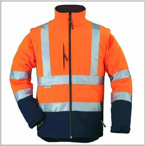 VESTE SOFTSHELL HAUTE VISIBILITE 2 EN 1 STATION ORANGE – Image 5