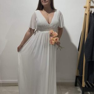 Robe de mariée manchettes
