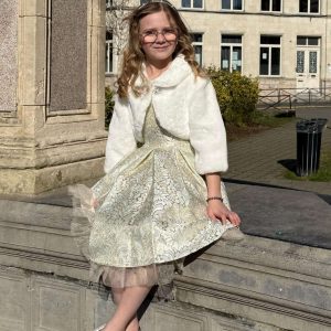 Fourrure enfant blanche