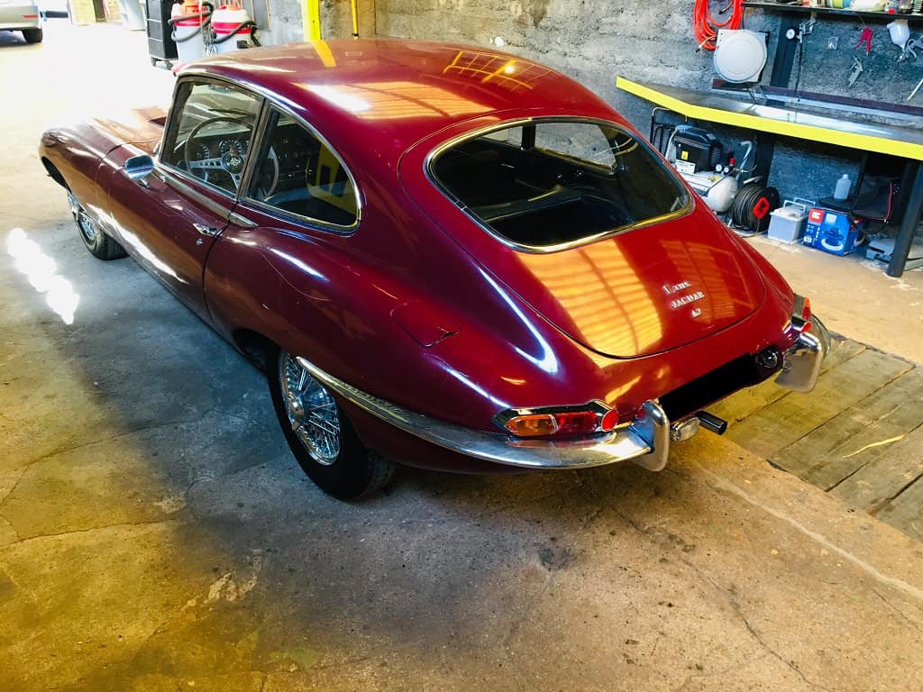 JAGUAR TYPE E SÉRIE 1 4.2L 2+2 – 1966 – ORIGINE FRANCE – photo 4