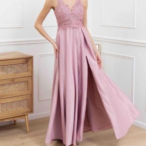 ROBE CH-9265 VIEUX ROSE