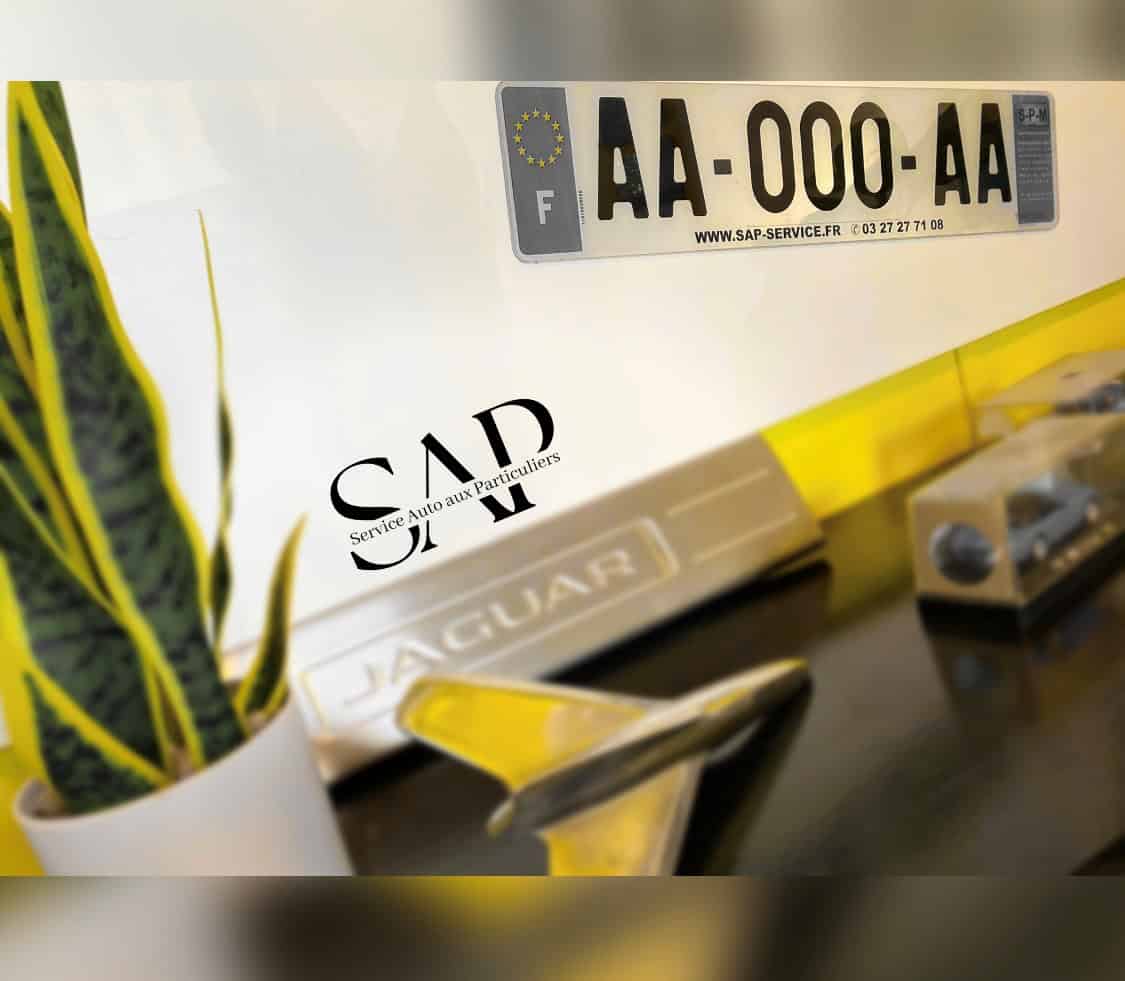 Service carte grise et plaques d'immatriculation chez SAP à Raismes